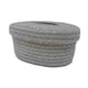 thumbnail image 4 of Caja de pañuelos con tapa, moderna, para guardar pañuelos, para manualidades, de papel ligero. Gris, 4 of 9