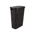 thumbnail image 3 of Mind Reader 40 Liter Slim Basket, Cutout Handles, Washing Bin, Dirty Clothes Storage, Bathroom, Bedroom, Closet, Brown Laundry Hamper, 3 of 7