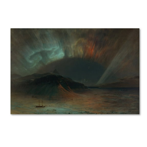 Church 'Aurora Borealis' Canvas Art