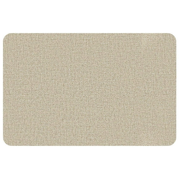 Maxpearl Faux Leather Placemats Set Of 6 Wipe Clean Heat Anti Slip Dining Table Place Mats Suitable For Indoor & Outdoor Use 17’’×12’’ Beige