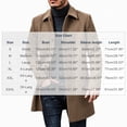 thumbnail image 4 of LONKITO Mens Peacoat Long Jackets Relaxed Fit Outerwear Coats with Pockets for Fall Winter Clothes, 4 of 7