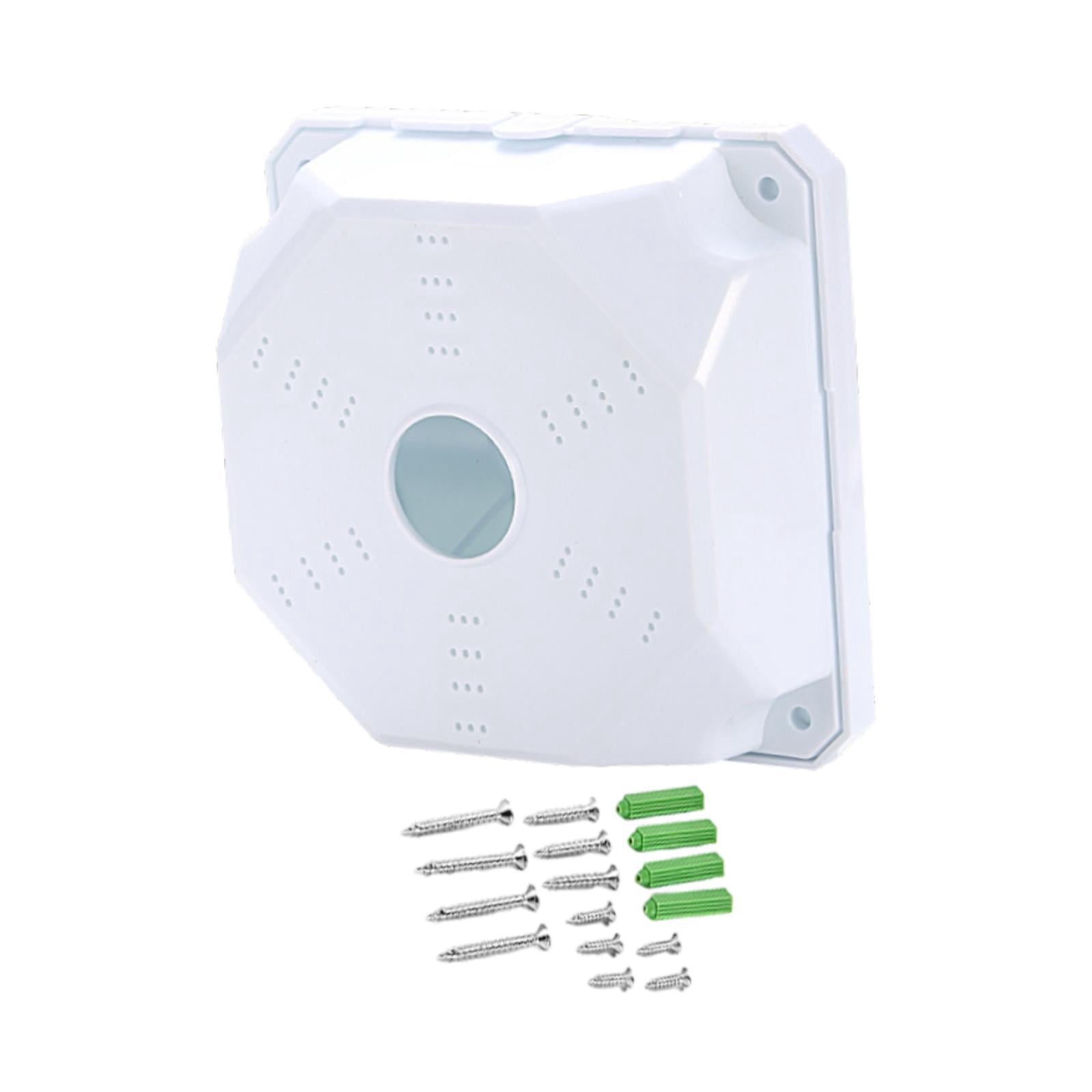 figatia 5xDome Camera Junction Box Dome Camera Mount Box for Cameras Home White