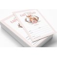 thumbnail image 2 of Inkdotpot 30 Fill In StyleBaby Shower Invitation Cards Jungle Animals Gender Neutral Blank Invites, 2 of 7