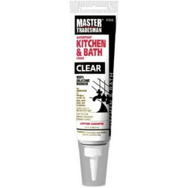 2.8 oz. True Value Kitchen & Bath Silicone Sealant, Clear, DAP, 08727
