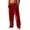 Red #5, variant on Sleep Bottoms Men Casual Thermal Lounge Bottoms Fluffy Velvet Pajama Pant Warm Christmas Lounge Pants, Red S