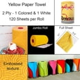 thumbnail image 4 of Renova Paper Towel Jumbo Roll Set - 2 Rolls, 2 Ply, 120 Highly Absorbent Sheets - Elevate Your Image with Professional Style and Uniqueness (Black), 4 of 11