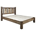 thumbnail image 6 of Montana Woodworks MWHCPBTSLLZMOOSE Homestead Collection Platform Bed with Laser Engraved Moose Design, Stain & Clear Lacquer Finish - Twin Size, 6 of 6