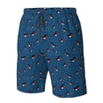 thumbnail image 4 of Pofeuu Bullfinches 1 Prin Men's Swim Trunks Quick Dry Bathing Suit Swimming Board Shorts Mesh Lining Beach Swimwear-3X-Large, 4 of 6