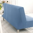 thumbnail image 4 of Solid Color Sofa Cover With Elastic Straps ThickenedCouch Cover Furniture Protector For Living Room, 4 of 9