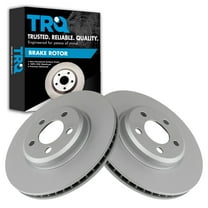 TRQ Front Brake Rotors Set Vented Premium G-Coated Fits Select 2005-2021 Chrysler 300 2009-2022 Dodge Challenger 2006-2022 Charger 2005-2008 Magnum