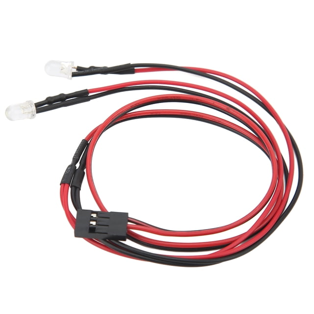 RC Car Spotlight, Low Power Consumption Plastic Strong Toughness LED RC Headlights For 1/18 For 1/12 Round Lamp,Quadrate Lamp