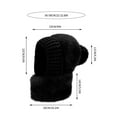 thumbnail image 6 of WKSCLPAI 3 in 1 Beanie Hat with Pom Pom Scarf and Mask, Womens Winter Warm Balaclava, Outdoors Windproof Knitted Scarf Hat with Ski Mask, 6 of 6