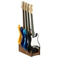 thumbnail image 1 of Soporte de guitarra STRICH de madera con 4 soportes para 4 guitarras eléctricas/bajos, 1 of 9