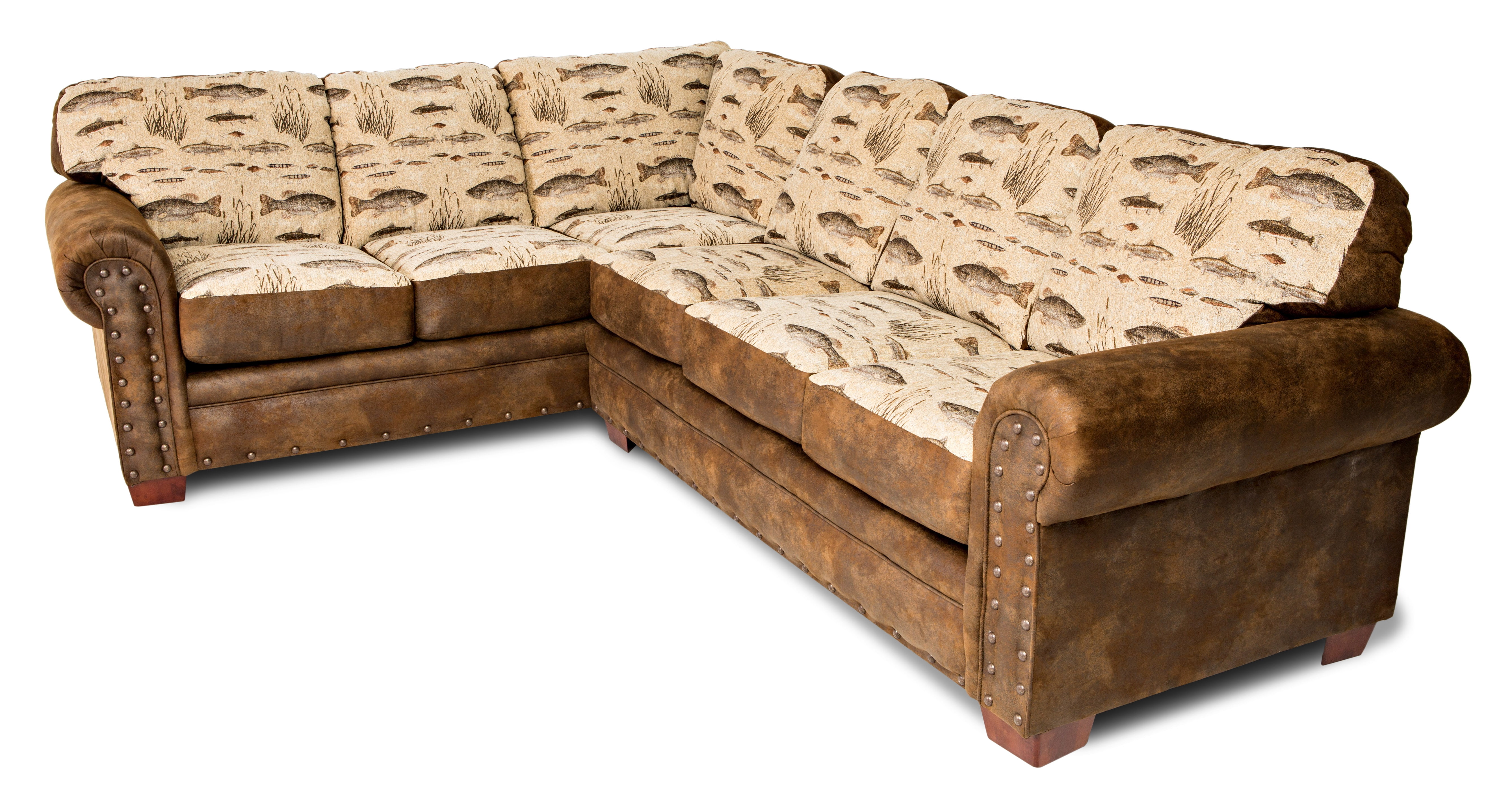 American Furniture Classics Model 850670K Angler's Cove Two Piece Sectional Sofa