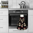 thumbnail image 5 of 2 Pcs Hanging Towels, Dish Towels Mexican Skulls Absorbent Hand Towels with Hanging Loop Washcloth for Bathroom Kitchen, 5 of 6