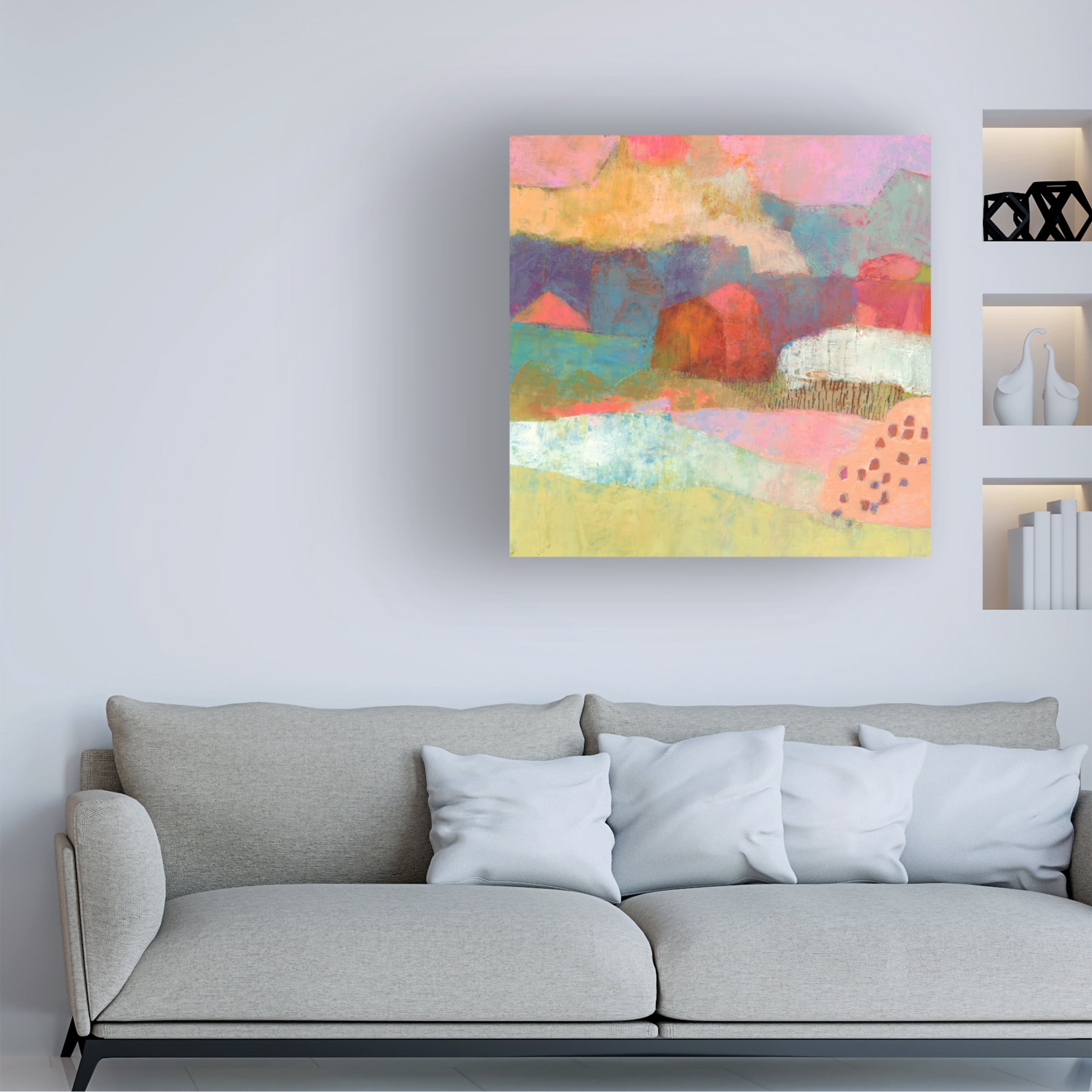 Sue Jachimiec 'Gramercy II' Canvas Art