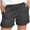 A02-Dark Gray, variant on Cargo Shorts for Women Plus Size Drawstring Casual Plus Size Women Shorts with Pockets
