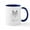 White/Navy Inside, variant on CafePress - Wolf Pack Mugs - 11 oz Ceramic Mug - Novelty Coffee Tea Cup