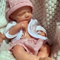 thumbnail image 4 of Muñeca Reborn Yokyyi Pascale Sleeping Girl de 33 cm con vestido, 4 of 6