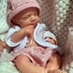 thumbnail image 4 of Muñeca Reborn Yokyyi Pascale Sleeping Girl de 33 cm con vestido, 4 of 6
