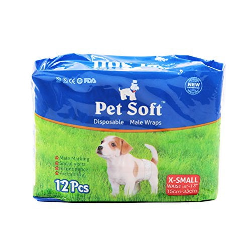 pet soft disposable male wraps
