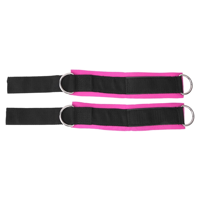 Sangle de Cheville Kickback, Sangles de Cheville Métal Soudure Taille Ajustable pour Sport Résistance Exercice Sac de Rangement Emballage