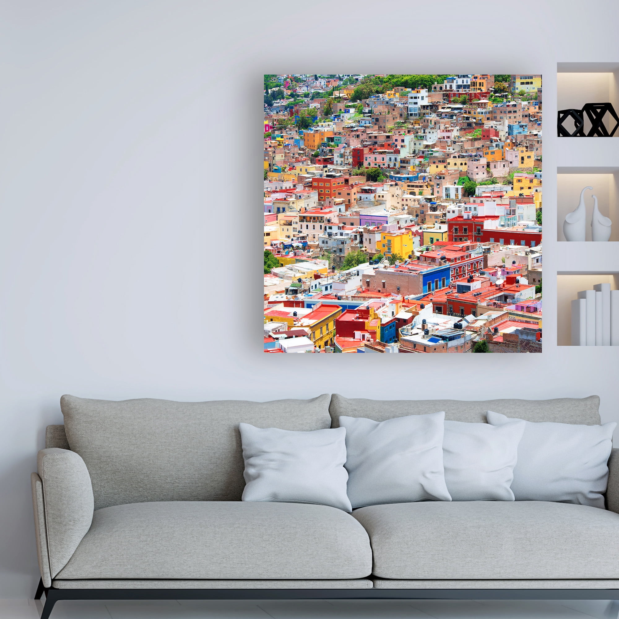 Trademark Fine Art 'Viva Mexico 3 Colorful Guanajuato II' Canvas Art by Philippe Hugonnard