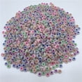 thumbnail image 3 of 100pcs/Lot 7mm Luminous Letter Beads Alphabet Acrylic Spaced Beads For Jewelry Making DIY Charms Bracelet Necklac, 3 of 5
