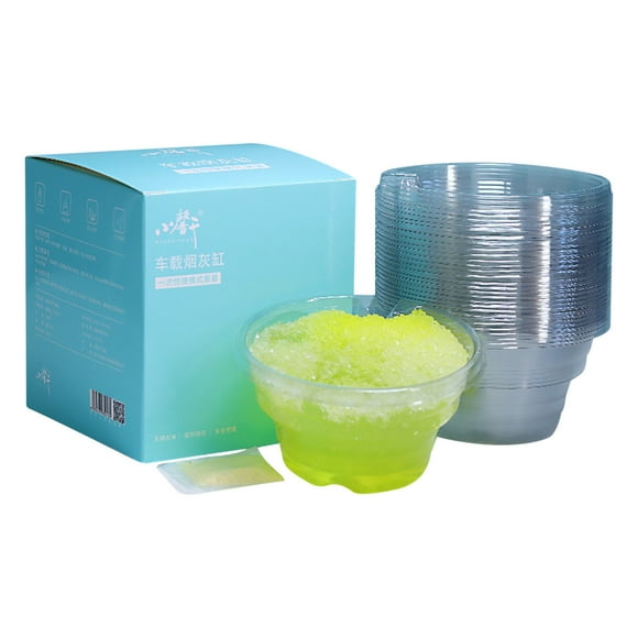 Xihbxyly Ceniceros Desechables, Bálsamo Absorbente de Cenizas, Extinción Rápida de Incendios, Reducción Rápida de Cenizas, Diseño Ligero y Portátil, Uso En Interiores y Exteriores, Paquete de 30, Fác