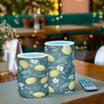 thumbnail image 3 of Yayeee Flameless Candles with Remote Flickering Battery Operated Multi Color Changing, Blue Floral Lemons, 3 of 7