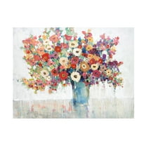 Trademark Fine Art Tim OToole Mix Flower Bouquet II Canvas Wall Art