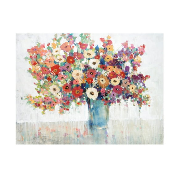 Trademark Fine Art Tim OToole Mix Flower Bouquet II Canvas Wall Art