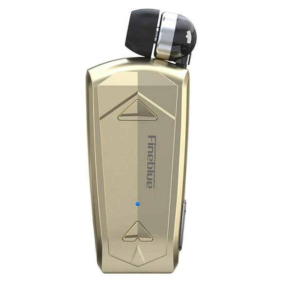 Miniauriculares F520 retráctiles con diseño de una sola oreja y número de llamada Dorado