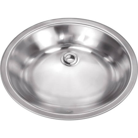 Magnus Sinks 17 In X 14 Stainless Steel Drop Or Undermount Bathroom Lavatory Sink With Overflow