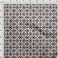 thumbnail image 4 of oneOone Cotton Poplin White Fabric Geometric Craft Projects Decor Fabric Printed by The Yard 42 Inch Wide, 4 of 4