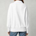 thumbnail image 7 of DISKEBUISS Women's Ribbed Full Zip Up Jacket Stand Collar Long Sleeve Sweatshirt Coat with Thumb Holes & Pockets for Fall Winter, 7 of 7