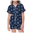thumbnail image 1 of WEAIXIMIUNG Tenue d'Intérieur d'Été pour Enfants Garçons Filles T-Shirt à Manches Courtes Imprimé Short Pyjama Ensembles Vêtements pour Enfants 2-3 Ans, 1 of 4
