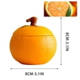thumbnail image 4 of Deeceymbur Cute Orange Shaped Scented Candle Natural Soy Wax Aromatherapy Candle with Ceramic Holder for Bedroom Relaxation Gift, 4 of 9