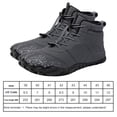 thumbnail image 2 of Zapatos de algodón Zapatos para caminar al aire libre Felpa cálida Impermeable a prueba de viento (39 Gris), 2 of 9