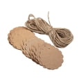 thumbnail image 1 of Miangastore 500PCS Blank Round Lace Baking Dessert Tag Handmade Product Bookmark Tag, 1 of 9