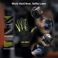 thumbnail image 4 of Savior Heat Workout Gloves for Women Men - Full Finger Weight Lifting Gloves with Touch Screen-Extra Grip Foam-Padded-Anti-Slip for Fitness,Training,Cycling, 4 of 9