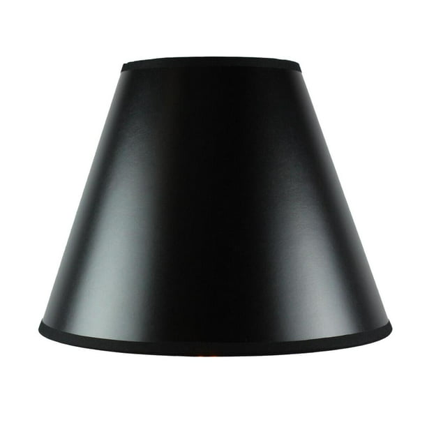 6x12x9 5 Bold Black Parchment Lampshade, Pretty Small Lamp Shades