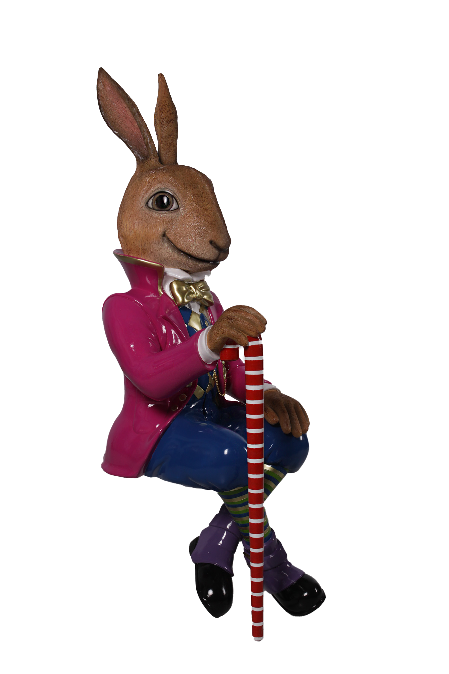 Jack The Bunny Rabbit Sitting Over Sized Statue - Walmart.com