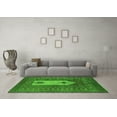 thumbnail image 3 of Ahgly Company Indoor Rectangle Abstract Green Modern Area Rugs, 2' x 5', 3 of 4
