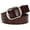 Coffee, variant on Hollow Flower Leather Belt for Women Coffee Belt for Jeans Dresses Pants with Gift Box,Fit Wasit 25"-57"