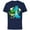 Navy, variant on Disney and Pixar’s Monsters Mike and Sulley St. Patrick’s Day - Short Sleeve Cotton T-Shirt for Adults - Customized-Natural