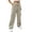 Army Green*, variant on Women's Pants Fashion Loose Fit Wide Leg Solid Color Sweatpants with Multiple Pockets Soft Breathable Casual Joggers Everyday Wear Lightweight Holiday Chic Trousers