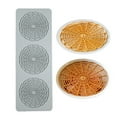 thumbnail image 4 of 3 Cavity Hollow Round Net Lace Mat Fondant Embosser Baking Decoration Mold Cake Fondant Silicone Mould Easy to Use, 4 of 8