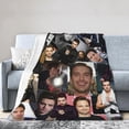 thumbnail image 2 of Sebastians Cute 3D Print Soft Throw Blankets Stan Ultra Warm Blanket Flannel All Seasons Blankets for Sofa Bed Travel and Camping 40"X30", 2 of 6
