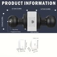 thumbnail image 2 of HLONK Tyua Smart Door Lock BT Wireless Aluminum 36V Rechargeable Li-ion Battery Can Be Controlled By App Remote Control Switch Convenient And Easy To Install Now Buy One Get One Free New, 2 of 7